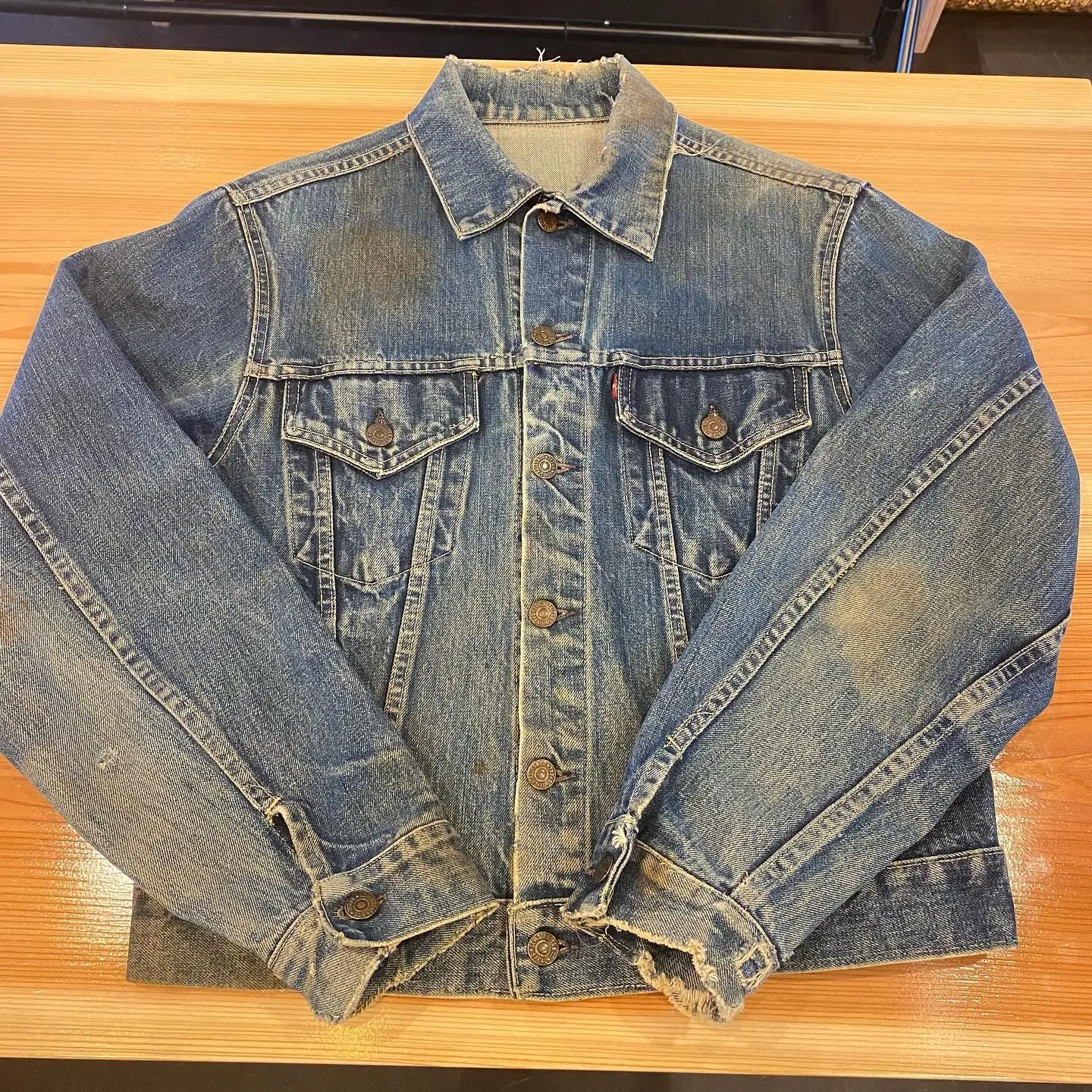 60's  Levi's 557xx  3rd  denim...