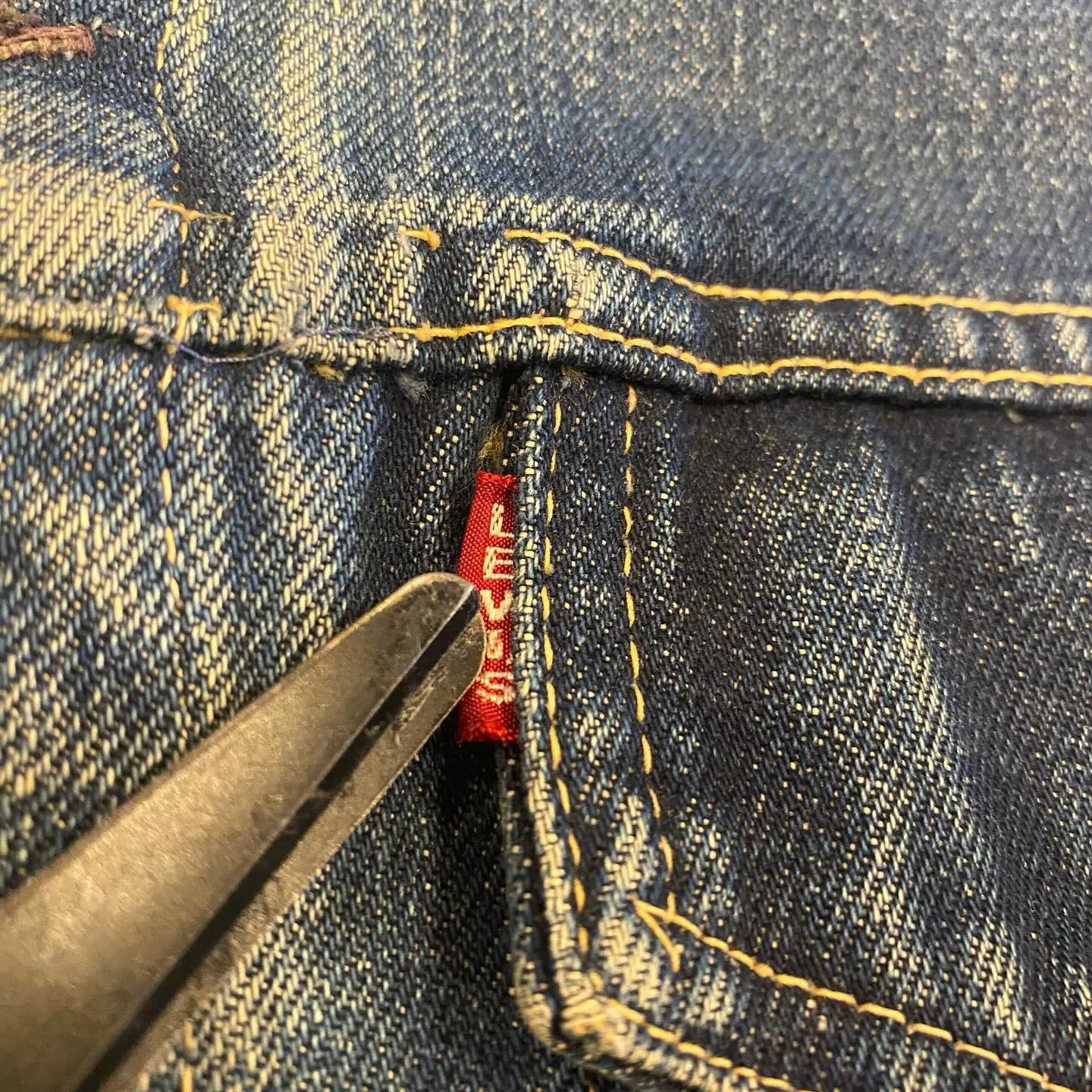 60's  Levi's 557xx  3rd  denim...